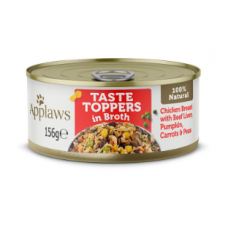 Applaws Taste Topper Broth Chicken Beef Dog Tin 156G